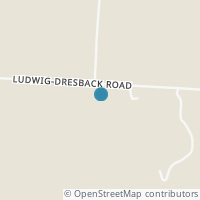 Map location of 6769 Ludwig Dresback Rd, Circleville OH 43113