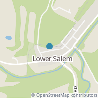 Map location of 107 2Nd St, Lower Salem OH 45745