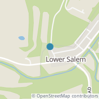 Map location of 103 Church Dr, Lower Salem OH 45745