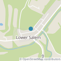 Map location of 109 2Nd St, Lower Salem OH 45745