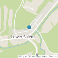 Map location of 121 2Nd St, Lower Salem OH 45745