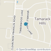 Map location of 75 Bramblebush Ln, Springboro OH 45066
