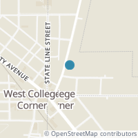 Map location of 108 Eaton St, College Corner OH 45003