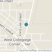 Map location of 115 Eaton St, College Corner OH 45003