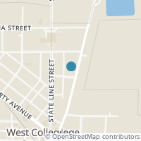 Map location of 201 Eaton St, College Corner OH 45003