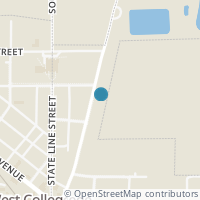 Map location of 208 Eaton St, College Corner OH 45003