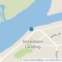 Map location of 42 Sinnickson Landing Rd, Salem NJ 8079