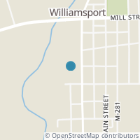 Map location of 219 S Water St, Williamsport OH 43164