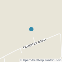 Map location of 3206 Cemetery Rd, Xenia OH 45385