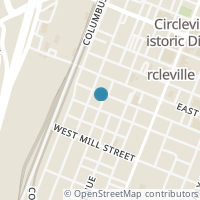 Map location of 158 W Union St, Circleville OH 43113