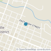 Map location of 229 E High St, Circleville OH 43113