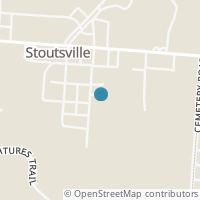 Map location of 9116 Maple St SW, Stoutsville OH 43154