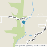 Map location of 6300 Junction Rd, College Corner OH 45003