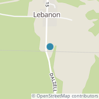 Map location of 30714 Lebanon Rd, Lower Salem OH 45745