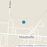 Map location of 11388 Brown St, Stoutsville OH 43154