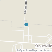 Map location of 8852 Baker Rd SW, Stoutsville OH 43154