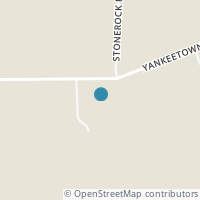 Map location of 7957 Yankeetown Pike, Williamsport OH 43164
