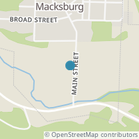 Map location of 141 Main St, Macksburg OH 45746