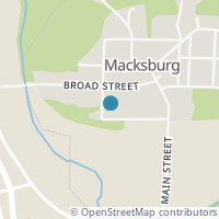 Map location of 480 Washington St, Macksburg OH 45746