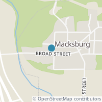 Map location of 301 Broad St, Macksburg OH 45746