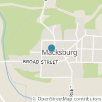 Map location of 401 High St, Macksburg OH 45746