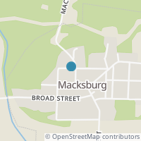 Map location of 461 High St, Macksburg OH 45746