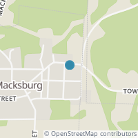Map location of 440 3Rd St, Macksburg OH 45746