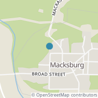 Map location of 430 School St, Macksburg OH 45746