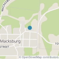 Map location of 190 Mechanic St, Macksburg OH 45746