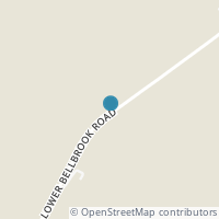 Map location of 1170 Lower Bellbrook Rd, Xenia OH 45385