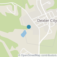 Map location of 307 Smithson St, Dexter City OH 45727