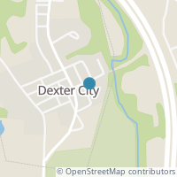 Map location of 109 Main St, Dexter City OH 45727