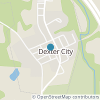 Map location of 120 Main St, Dexter City OH 45727