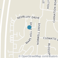 Map location of 1645 Mars Hill Dr, Dayton OH 45449