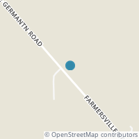 Map location of 5370 Farmersville Germantn Pike, Farmersville OH 45325