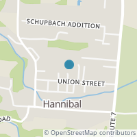 Map location of 52556 Union St, Hannibal OH 43931
