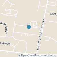 Map location of 105 Coddington Ave, Xenia OH 45385