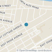 Map location of 216 Cedar St, Dayton OH 45449