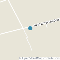 Map location of 1421 Upper Bellbrook Rd, Xenia OH 45385