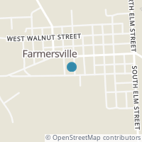 Map location of 52 S Taylor St, Farmersville OH 45325