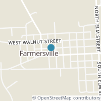 Map location of 103 W Center St, Farmersville OH 45325