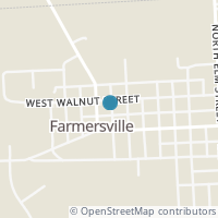 Map location of 106 W Walnut St, Farmersville OH 45325