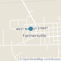 Map location of 206 W Walnut St, Farmersville OH 45325