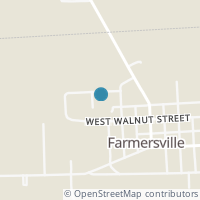 Map location of 110 Vine St, Farmersville OH 45325