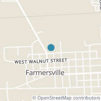 Map location of 105 Jackson St, Farmersville OH 45325