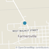 Map location of 114 Jackson St, Farmersville OH 45325