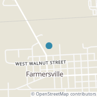 Map location of 111 Jackson St, Farmersville OH 45325