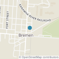Map location of 120 N Broad St, Bremen OH 43107