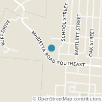 Map location of 189 School St, Bremen OH 43107