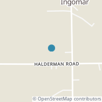 Map location of 7107 Halderman Rd, West Alexandria OH 45381
